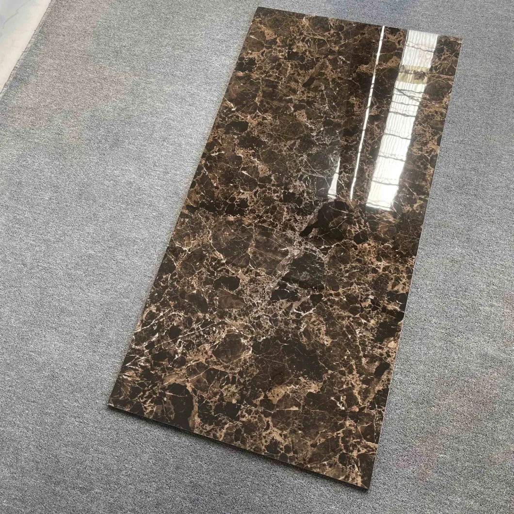 Popular Home Decorative Dark Color 600X1200mm Glazed Porcelain Ceramic Bathroom Floor Wall Tiles