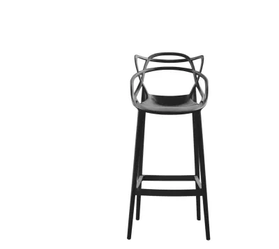 Wholesale Factory Cafe Kitchen Restaurant PP Dining Chair Cheap Plastic Bar Chair Cadeira De Plastico