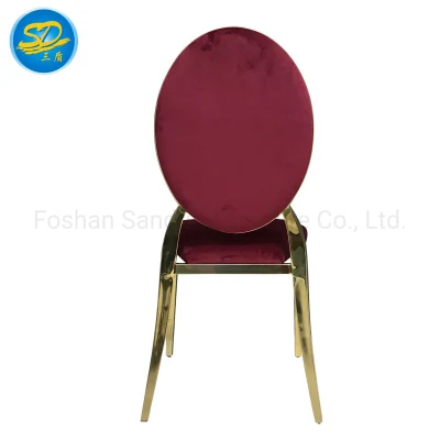 Cheap Price Stacking Event Rental Stainless Steel Banquet Wedding Dining Furniture Chair