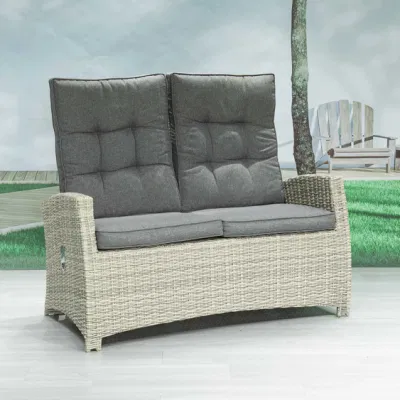 All Aluminum Disassembly Rattan Lounge Sofa Six Piece Set