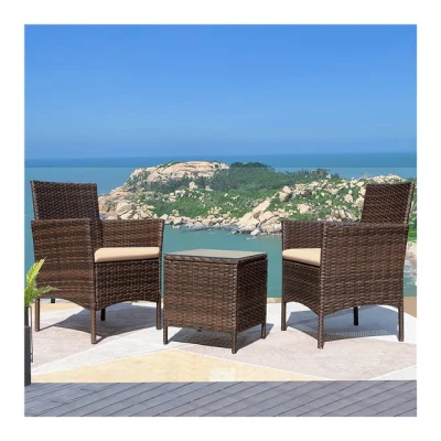 Custom Contemporary Cheap Balcony Sofa Outdoor Garden Furniture Patio Washable Rattan Chair