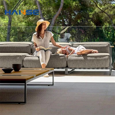 Outdoor Synthetic Rattan Material Garden Set Outside Garden Patio Furniture Metal Outdoor Sofa