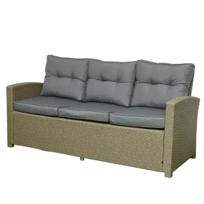 Most Popular Rattan Sofa Set Royal Garden Outdoor Furniture Lounge Sofa