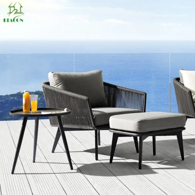Patio Leisure Hotel Balcony Project Furniture Aluminum Design Outdoor Garden Set