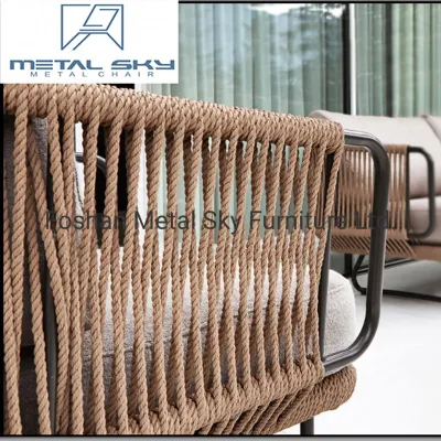 Outdoor Garden Patio Gazebo Pool Rope Rattan Combination Living Room Sofa