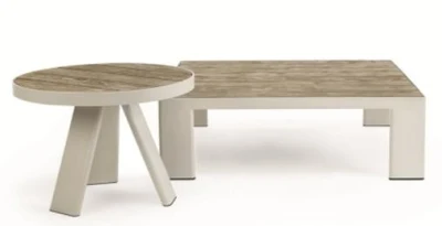 Outdoor Teak Wood Material Table Furniture Leisure Coffee Tea Table Set