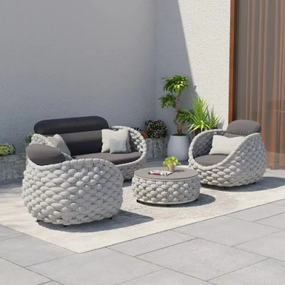 Garden Patio Modern Design Outdoor Beach Furniture Aluminium Sofa Set