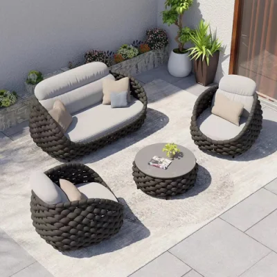 Garden Patio Modern Design Outdoor Beach Furniture Aluminium Sofa Set