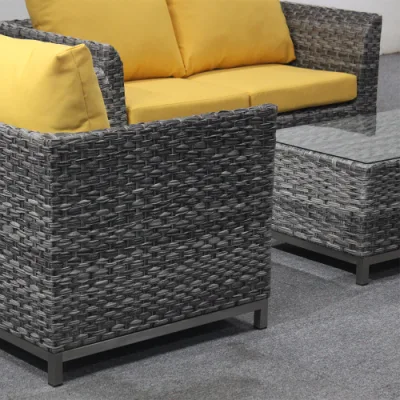 Outdoor Full Set Patio Cheap Outdoor Wicker Furniture Rattan Sofa