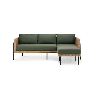 Outdoor Patio Furniture Sectional Rattan Wicker Modular Luxury Sofa Set
