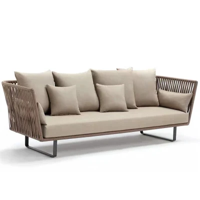 Modern Outdoor Furniture Wicker Garden Patio Rattan Sofa