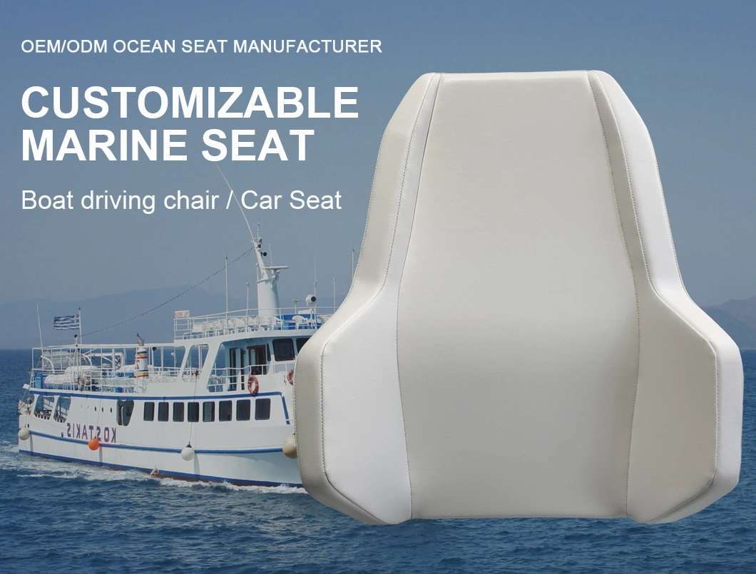 Manufacturer OEM/ODM Inflatable Boat Accessories Passenger Ship Yacht Bench Sun Protection Adjustment Manufacturer Seat Sewing Marine Chair Cushion