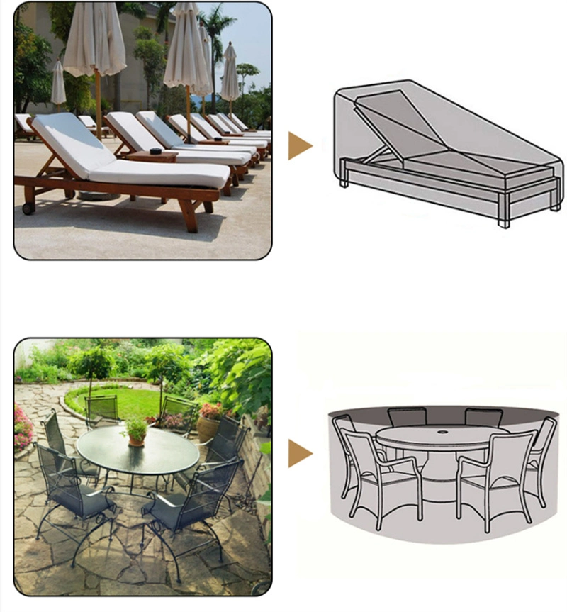 Garden Outdoor Furniture Cover Waterproof Patio Table Chair Set Cover