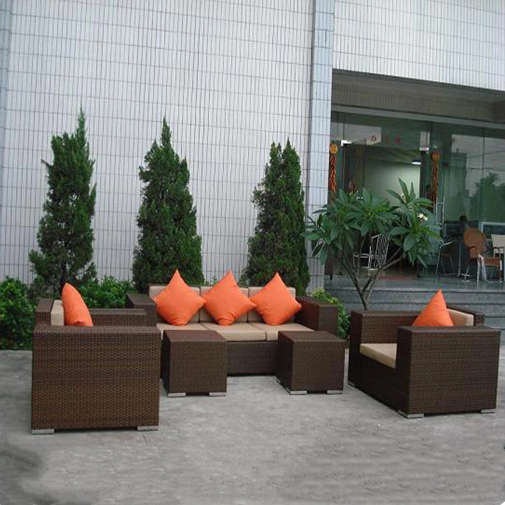 Outdoor Rattan Luxury Design Special Weaving Dubai Sofa Furniture