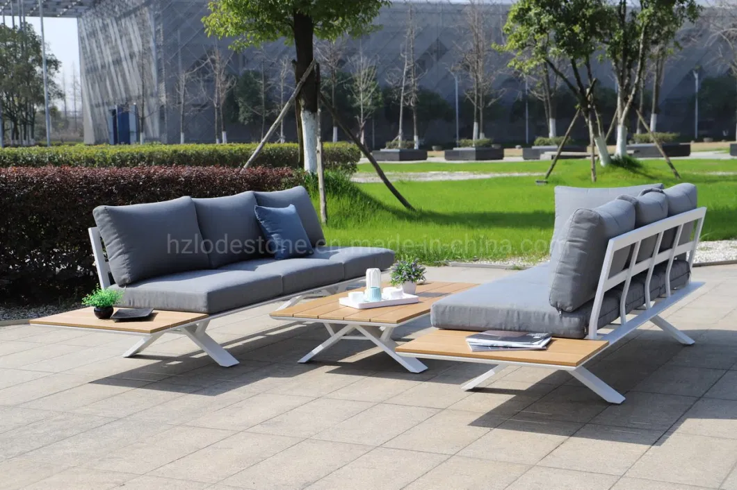 New Style Modern Corner Outdoor Furniture Aluminium Garden Sofa Sets