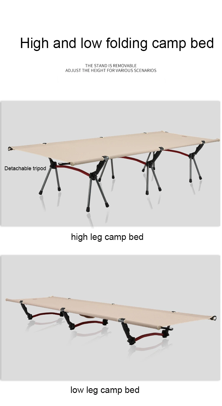 Collapsible Camping Beach Bed Portable Camping Folding Bed