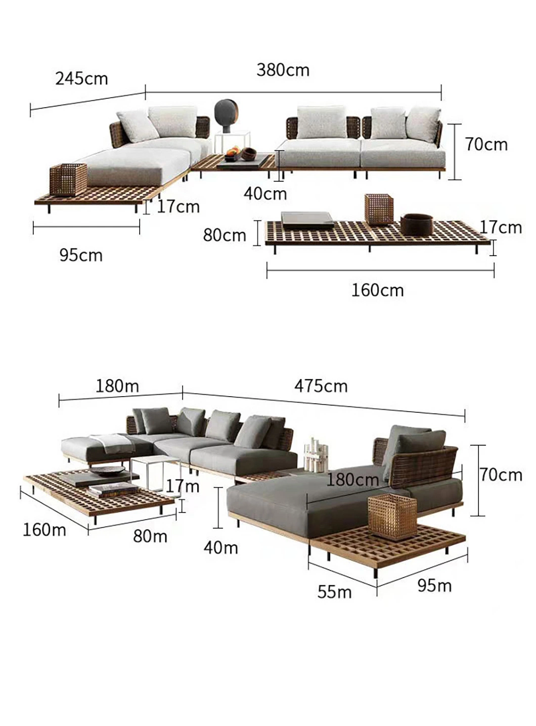 Living Room Home Furniture Comfortable Italian Modular Sofa Set Wholesale
