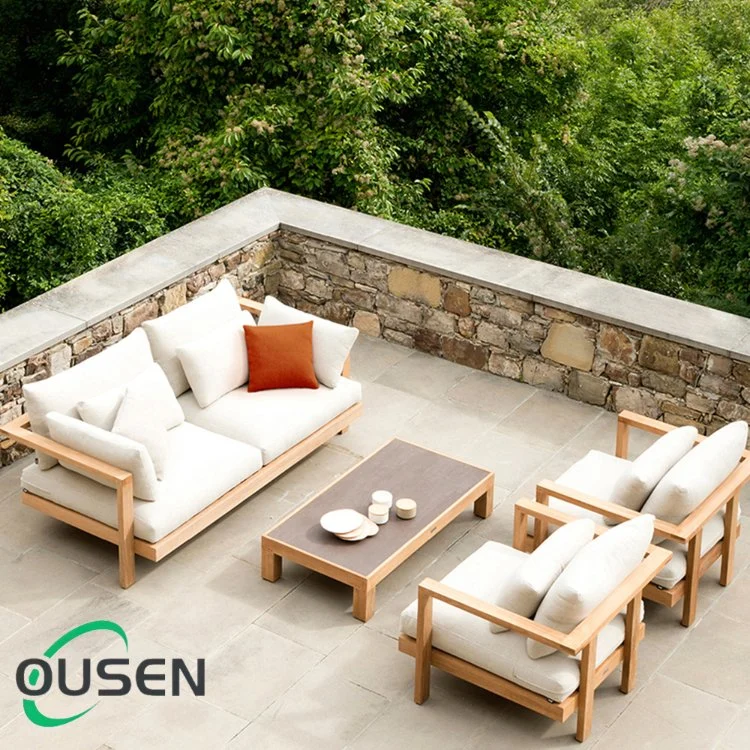 Balcony Design Rattan Outdoor Courtyard Combination Sofa of Single or Three Furniture