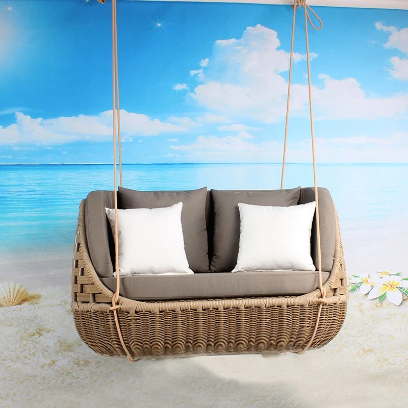 Leisure Outdoor Garden Patio Rattan Wicker Hanging Swing Sofa Furniture