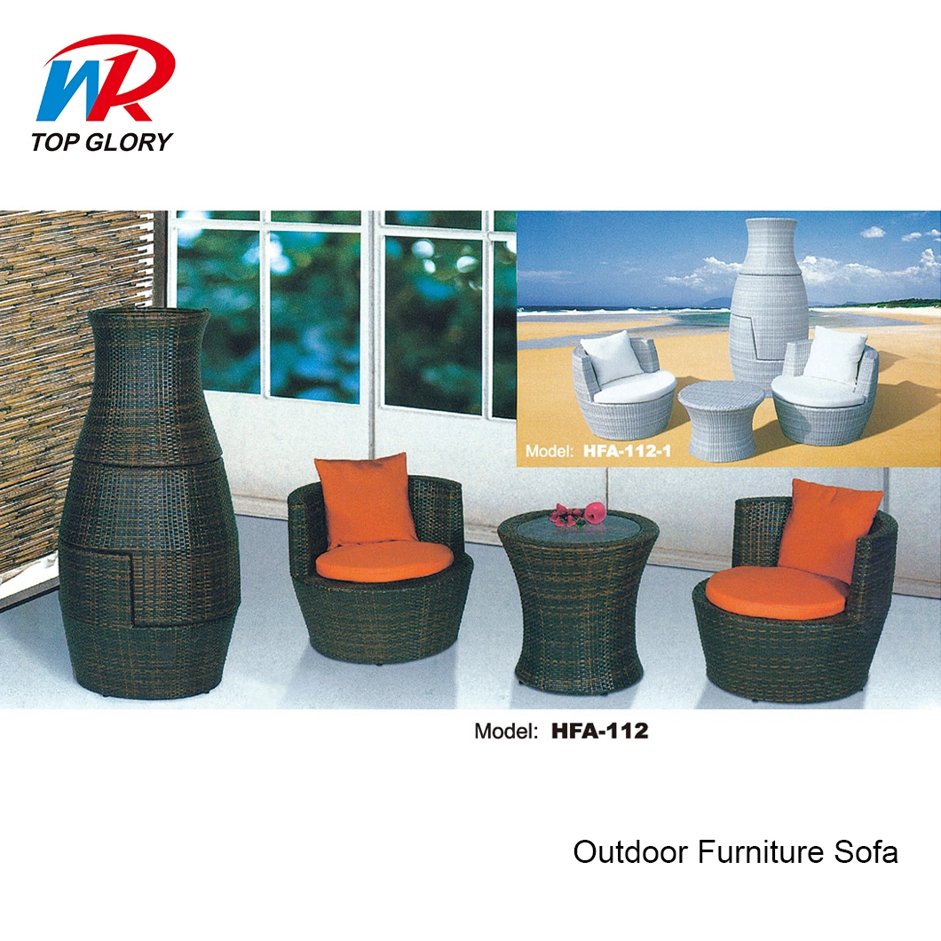 Rattan Garden Furniture Corner Sofa Set (TG-JW23)