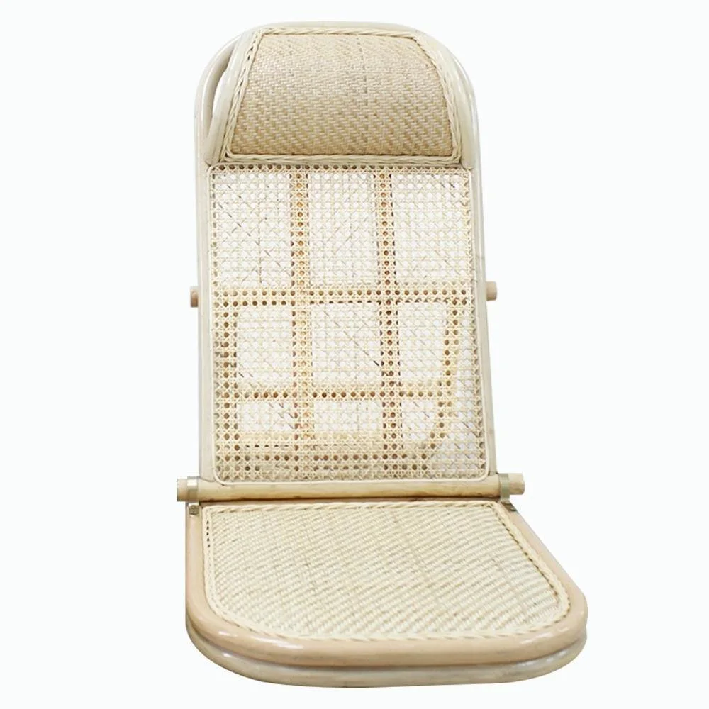 Rattan Chair Backrest Weaving Folding Camping Beach Chair Ci19554