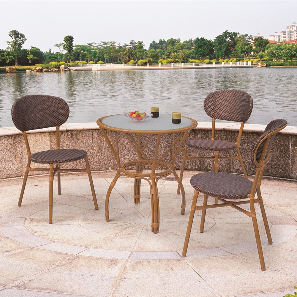 Modern Design Rattan Balcony Bistro Furniture Set