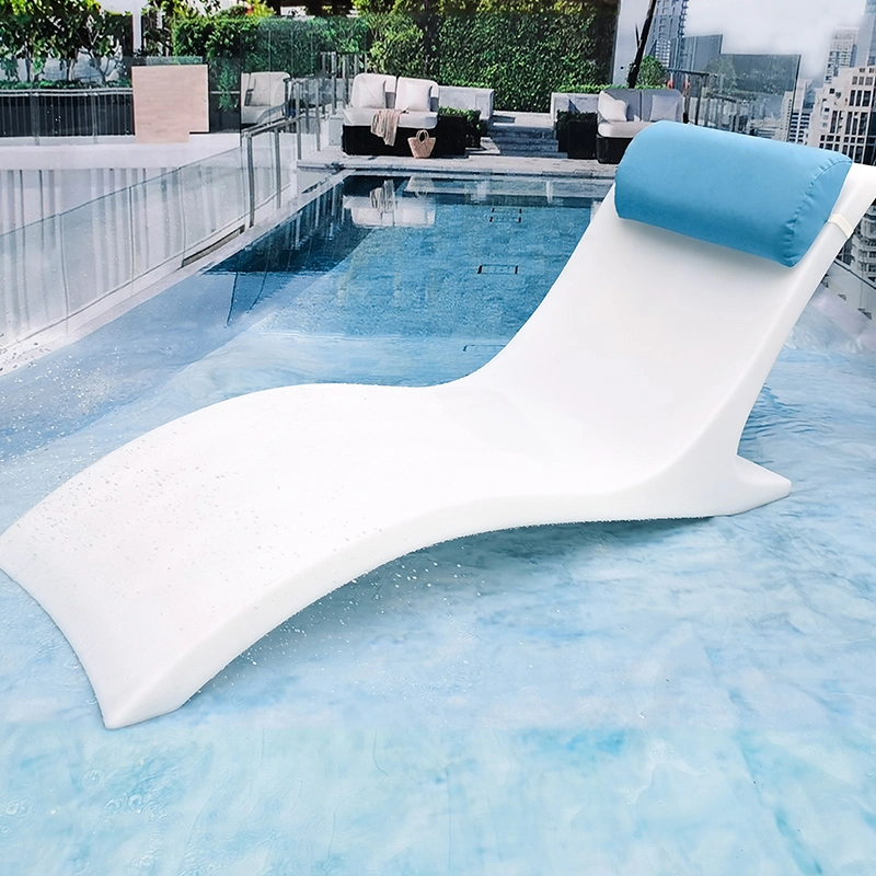 Outdoor Furniture Sun Lounger Sea Lounge Sofa Swimming Pool Lounge Chair Plastic Diving Deck Chair Beach Lounger