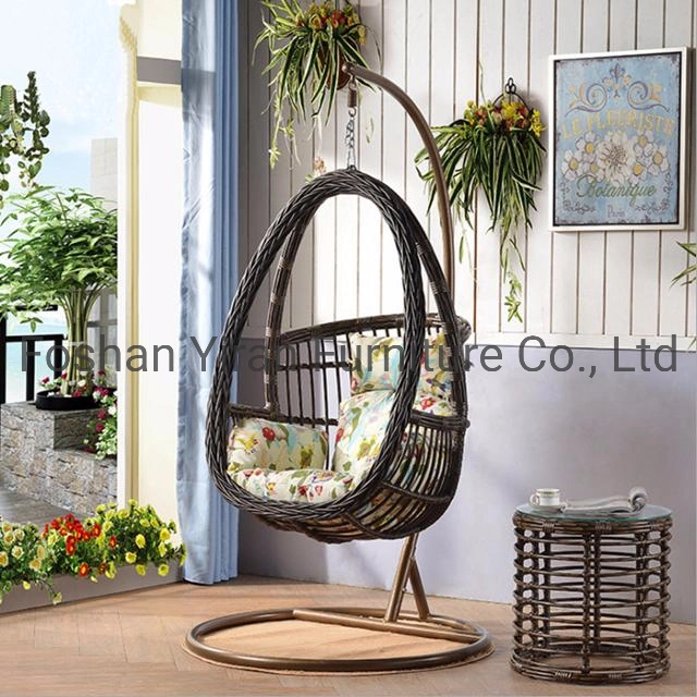 Outdoor Garden Fashion Wicker Indoor Rattan Swing Chair/High Quality Patio Furniture