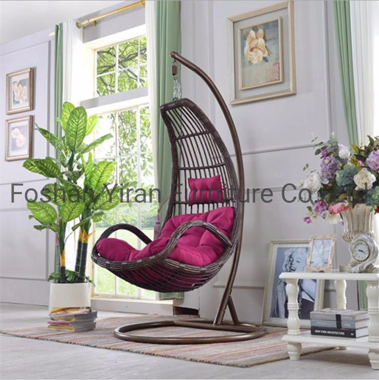 Outdoor Garden Fashion Wicker Indoor Rattan Swing Chair/High Quality Patio Furniture