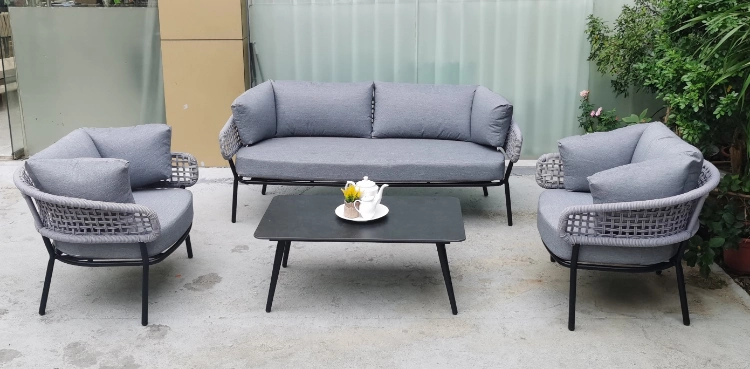 Modern Design Patio Furniture Set Supplier Luxury Outdoor Home Sectional Modular Sofa Garden Couch