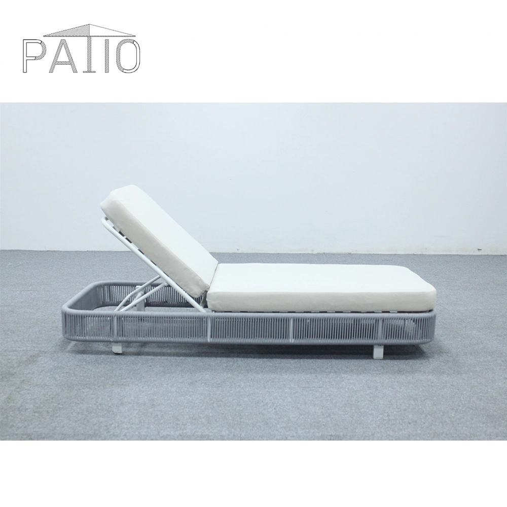 Wholesale Comfortable Outdoor Home Furniture New Beach Swimming Pool Rattan Chaise Sun Lounge