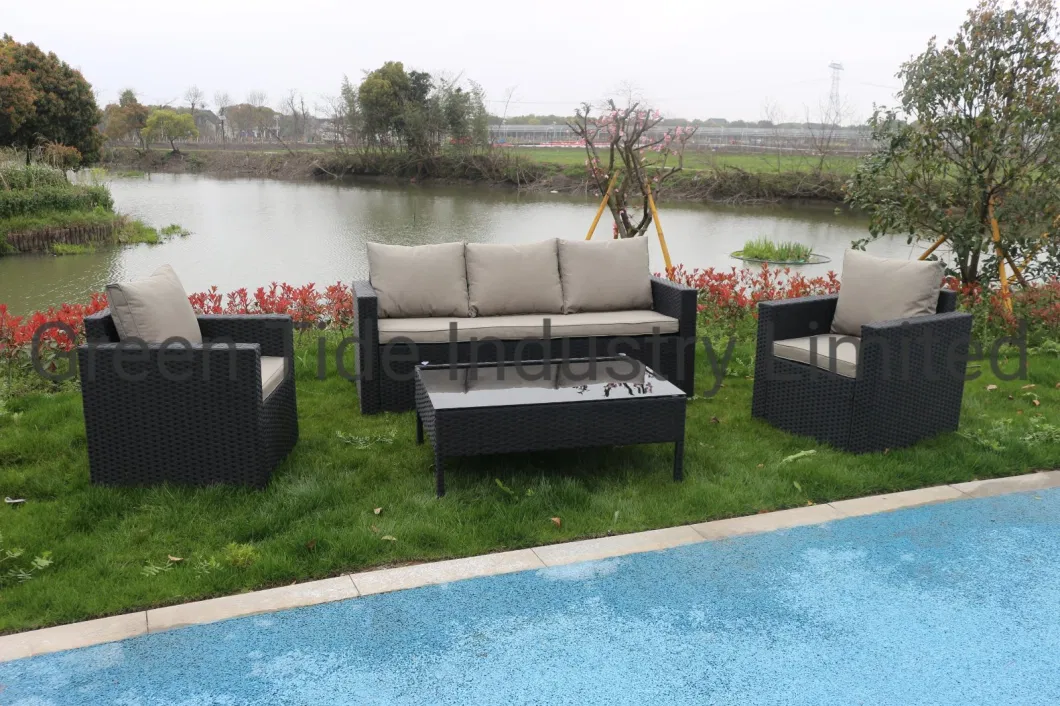 Outdoor Rattan Sofa Leisure Outdoor Balcony Rattan Chair Sofa