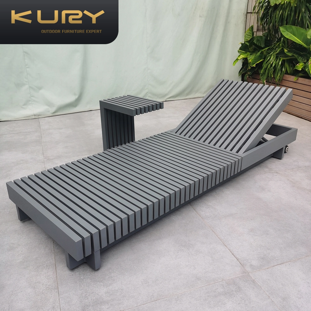 Hot Sale Factory Supply Aluminium Outdoor Sun Lounger