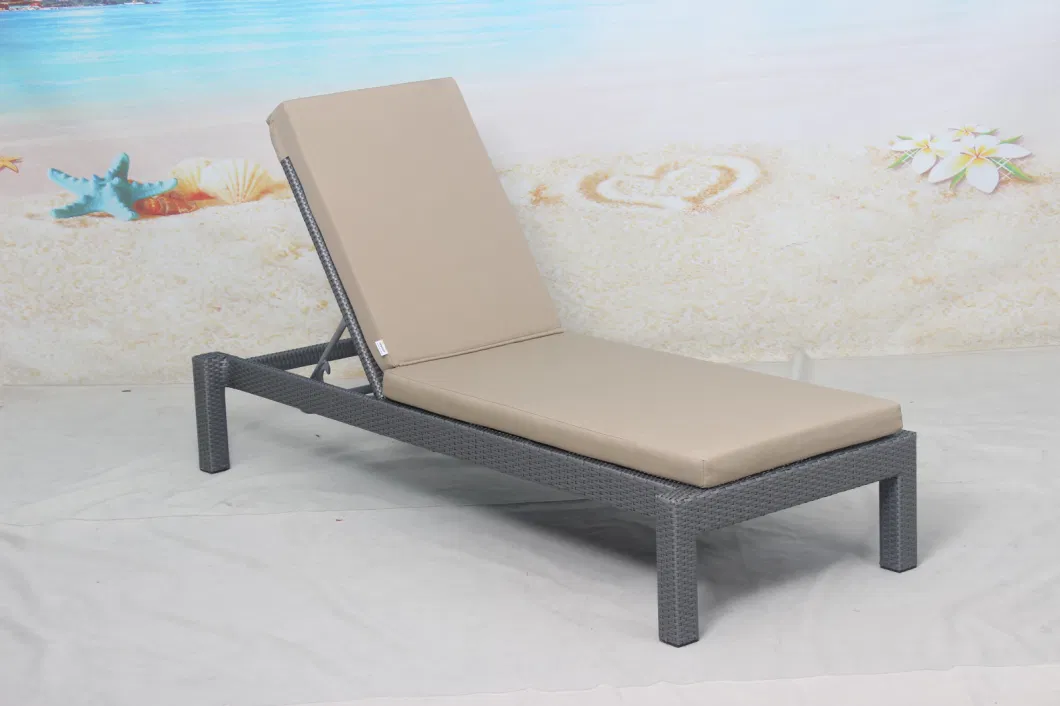 Hot Sale Rattan Garden Lounge Chair Modern Patio Outdoor Sun Lounger