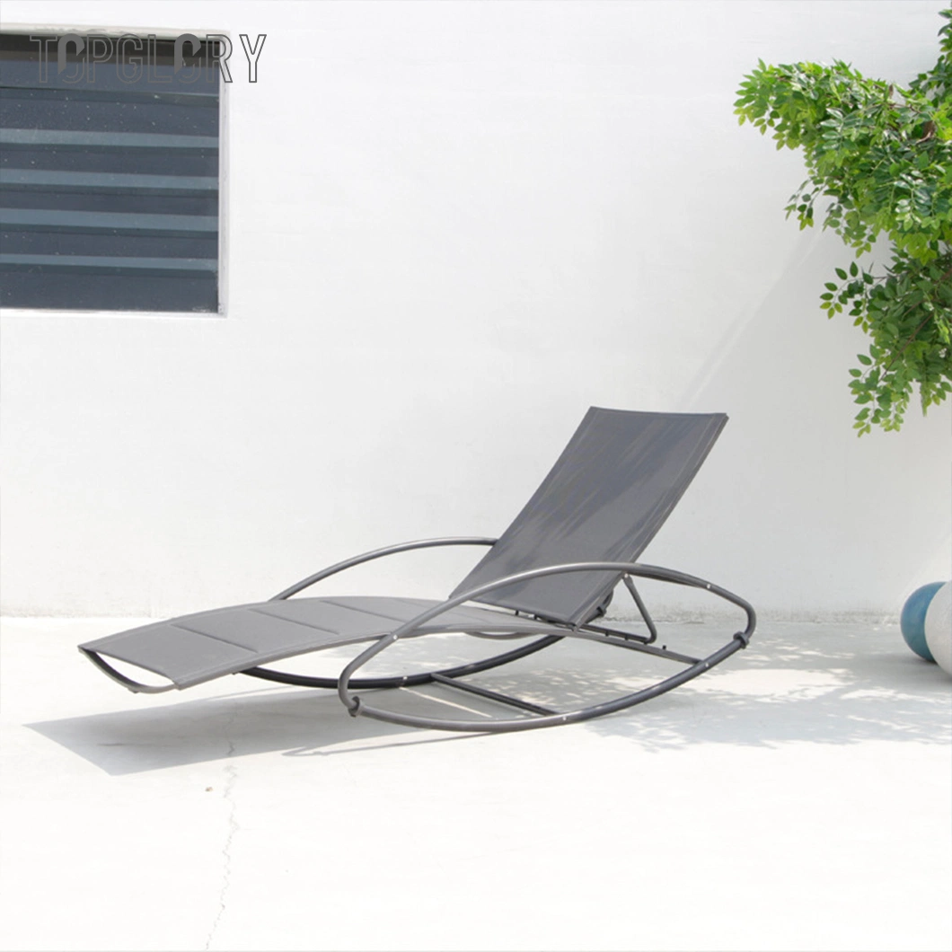 Wholesale Aluminum Swimming Pool Swing Chair Home Garden Outdoor Furniture Patio Sun Chaise Lounger Beach Chair