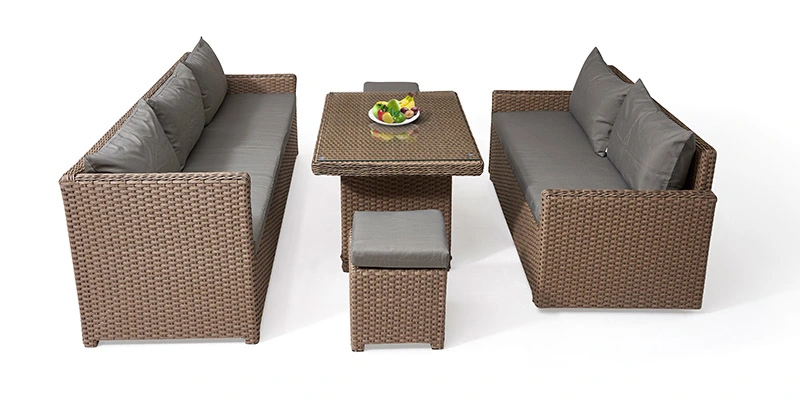 Classic Hot Sale Garden Wicker PE Ratten Outdoor Furniture Sofa Set