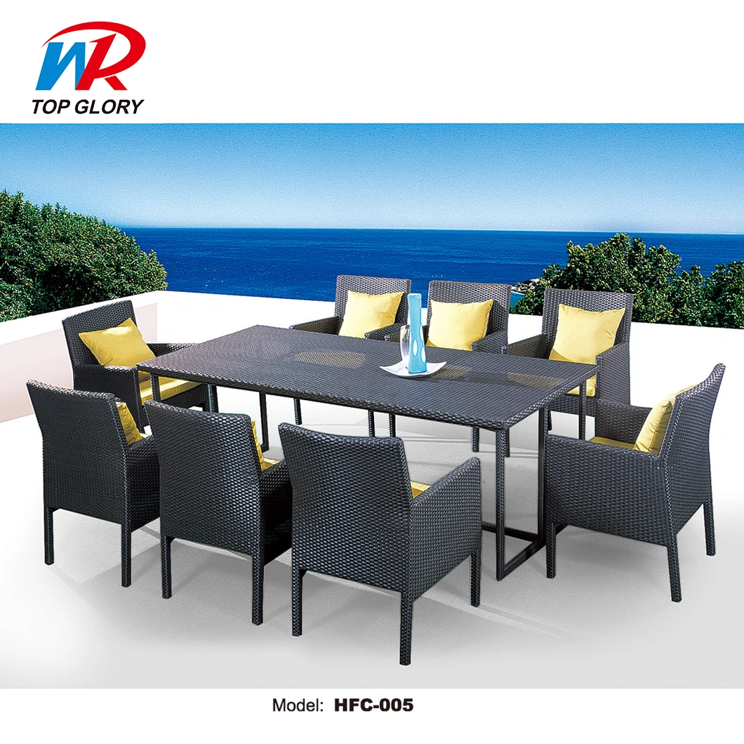 Well Furniture 13 Piece Outdoor Patio Dining Set with Cushions (TG-1271)
