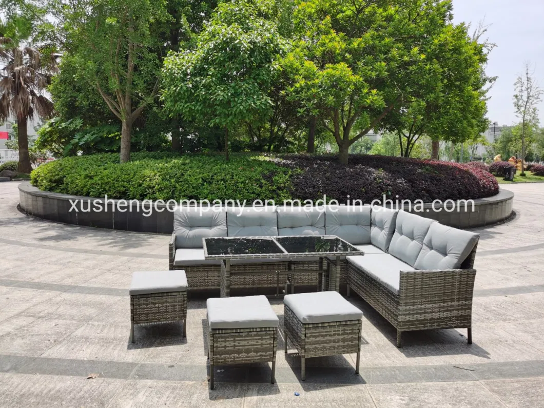 Outdoor Garden Rattan Furniture Sofa with Cushion