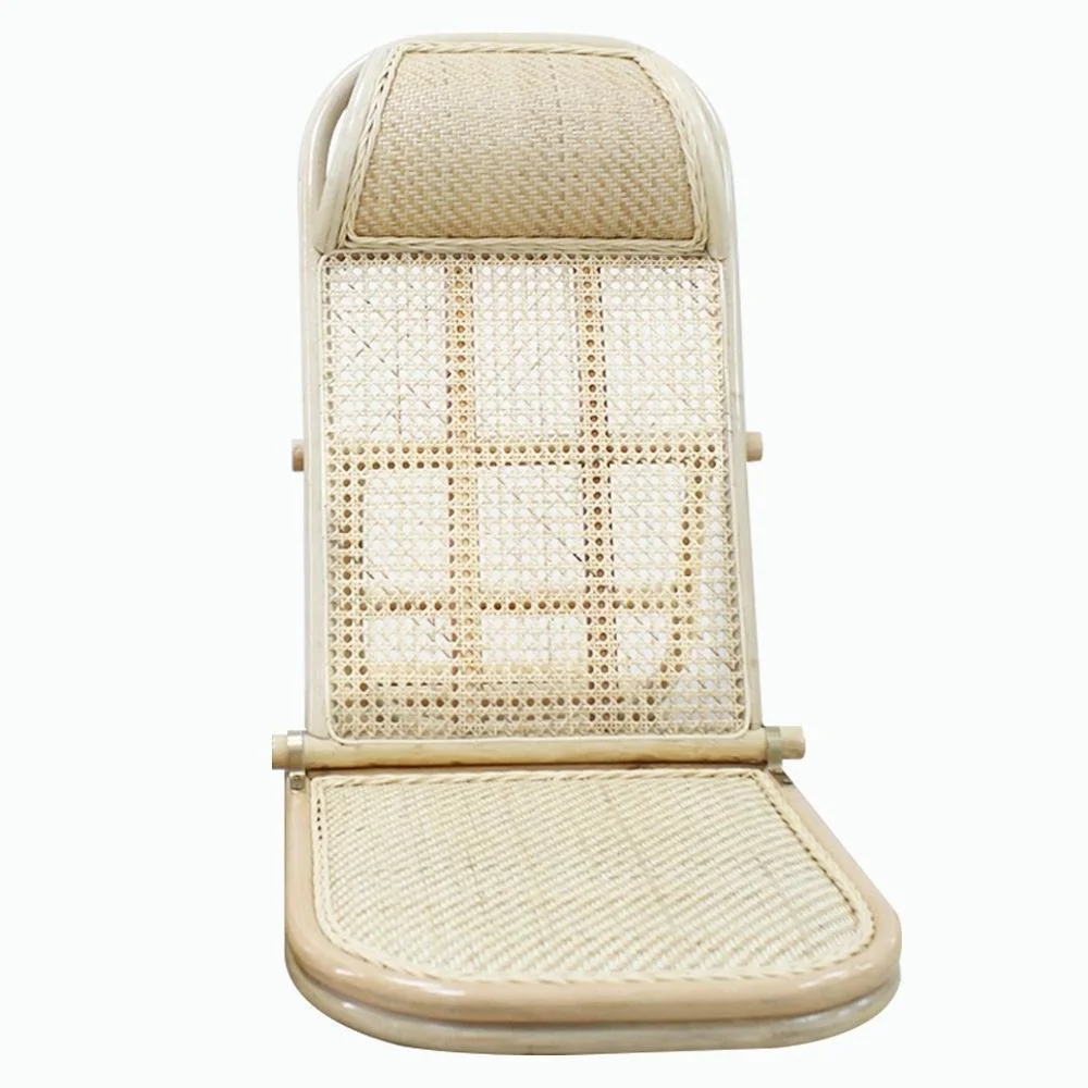 Folding Camping Beach Chair Outdoor Rattan Chair Rattan Backrest Weaving Creative Bl19554