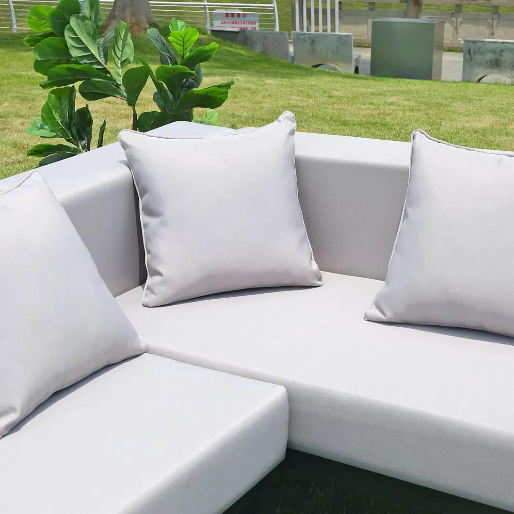 Wholesale Modern Style Aluminum Frame Furniture Outdoor Sofa Set for Home Hotel Garden Patio