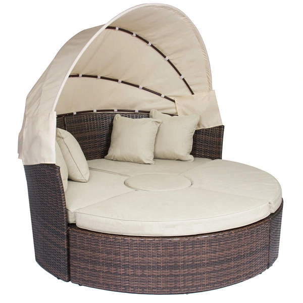 Rattan Outdoor Daybeds with Garden Furniture Set