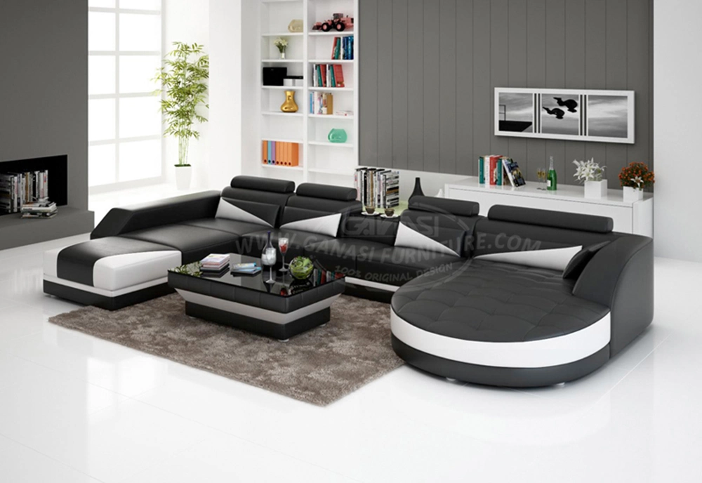 Hot Selling Modern Leather Dubai Sofa Furniture for Living Room