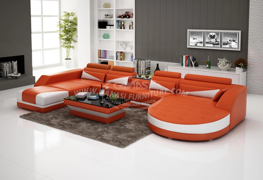 Hot Selling Modern Leather Dubai Sofa Furniture for Living Room