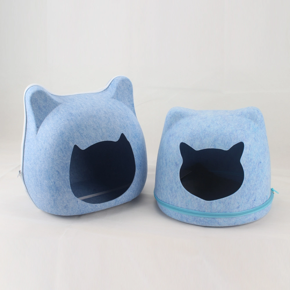 Non Woven Fabric Felt Comfy Winter Indoor Calming Cat Bed Pet Cat Window Lounger