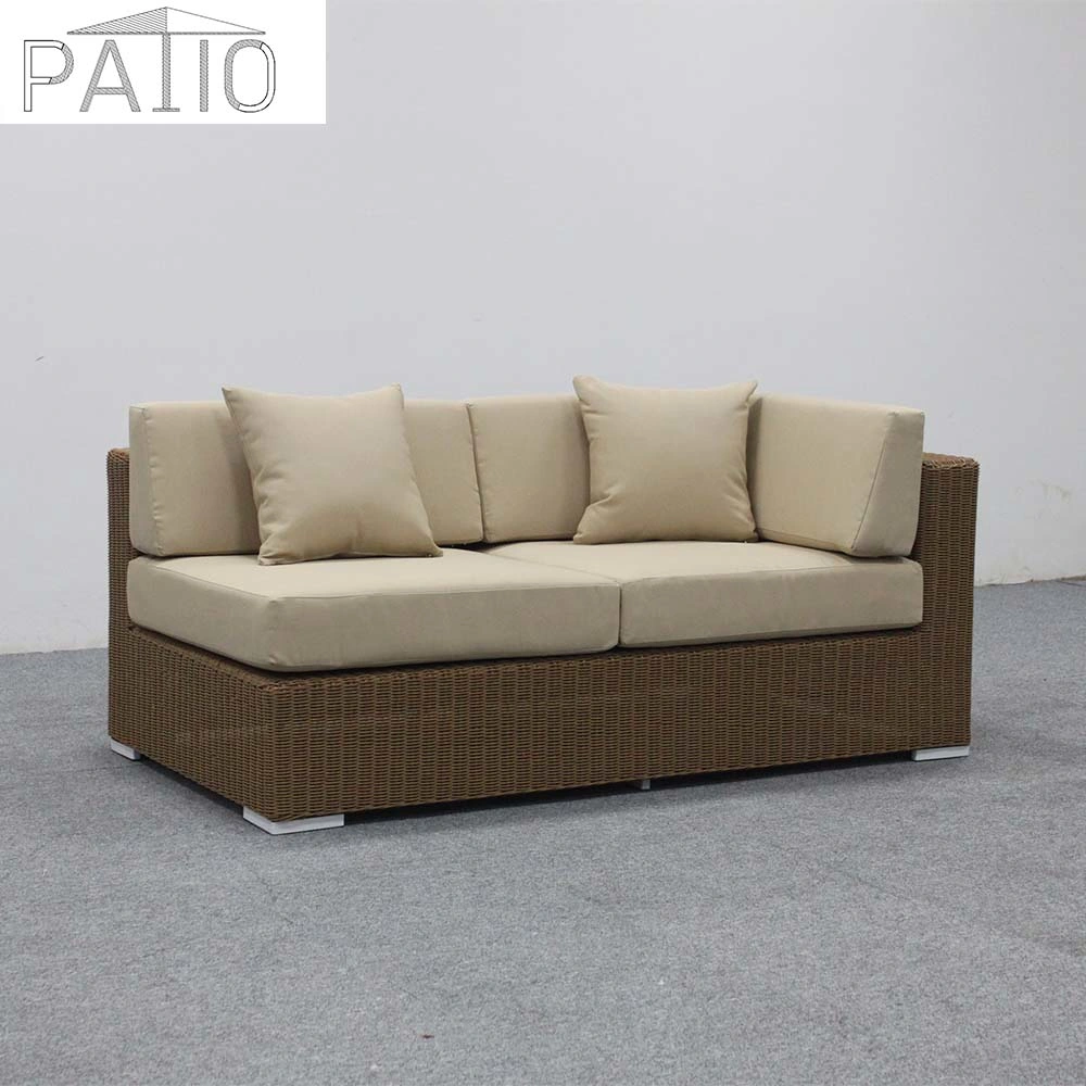 Modern Conversation Garden Furniture Chair and Coffee Table Patio Rattan Wicker Couch Outdoor Sofa Set