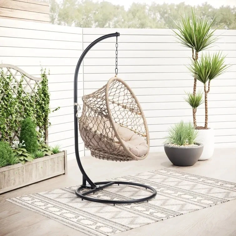 Hanging Basket Rattan Swing Chair Outdoor Furniture Home Indoor Patio Swings Outdoor Furniture Outdoor Swings