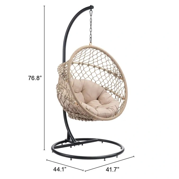 Hanging Basket Rattan Swing Chair Outdoor Furniture Home Indoor Patio Swings Outdoor Furniture Outdoor Swings