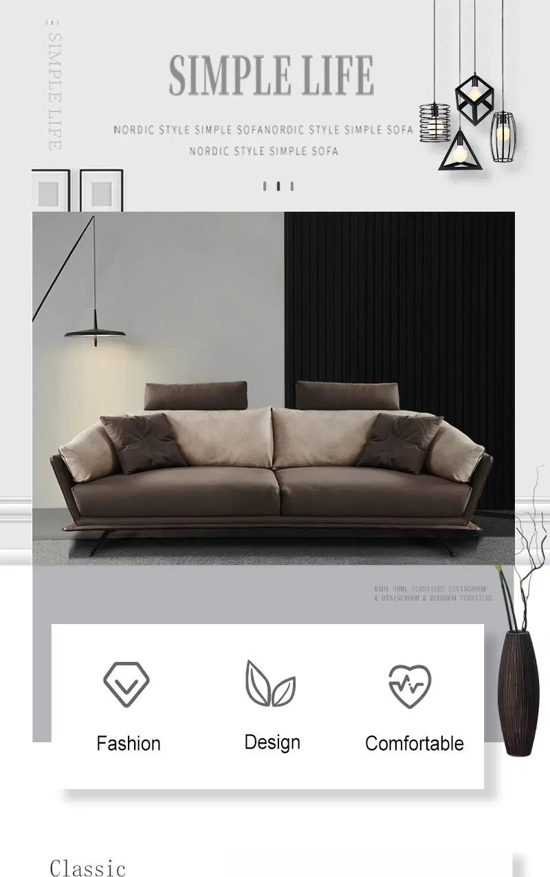 Good Quality Modern Simple Furniture Living Room L Shape Fabric Corner Sofa and Italian Fabric Luxury Furniture Sofa Set
