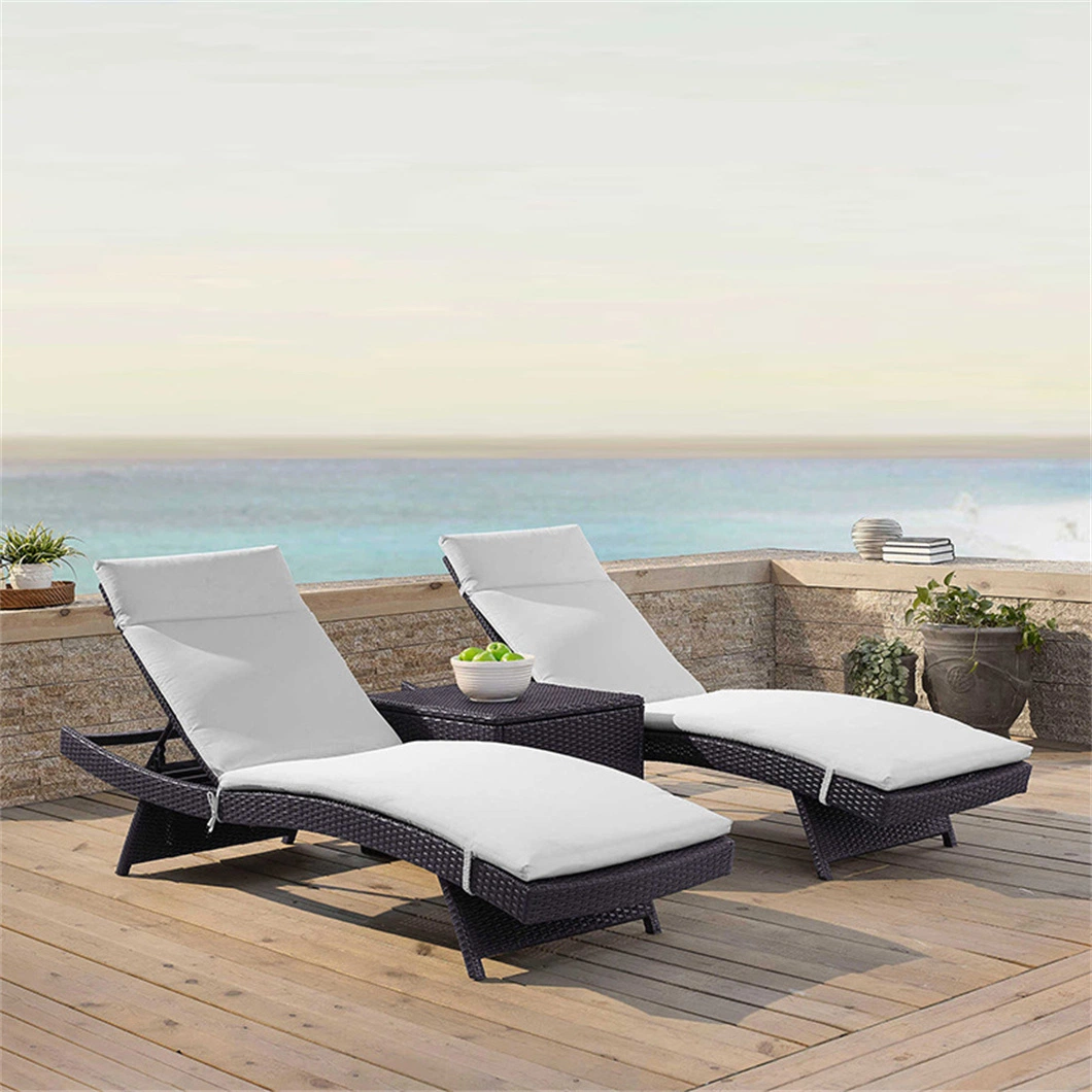 Rattan Outdoor Furniture Manufacturers Beach Sun Loungers Pool Furniture Luxury Outdoor Chaise Lounge
