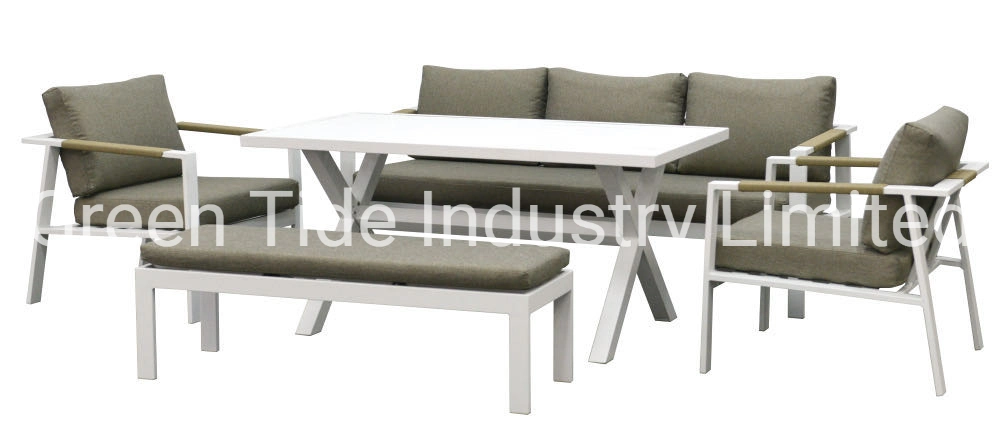 Aluminum Sofa Outdoor Patio Lounge Garden Sofa Furniture for Home Hotel